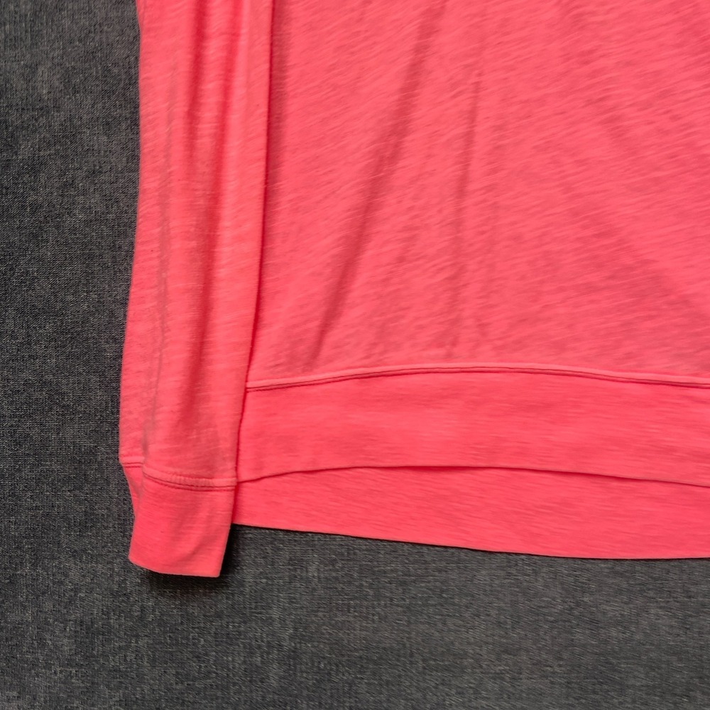 Victoria's Secret PINK Long Sleeve Shirt Womens XS Neon Pink Logo Pullover - Picture 2 of 13